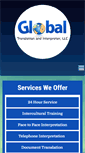 Mobile Screenshot of globaltranslationss.com